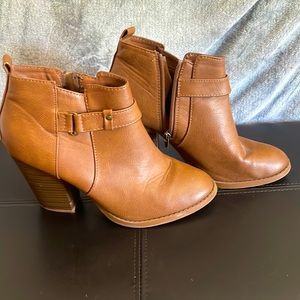 Brown booties